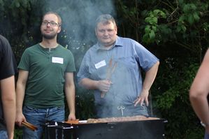 Grillmeister Jonas und Kilian